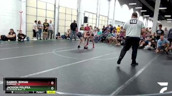 100 lbs Round 1 (8 Team) - Jackson Polifka, PA Alliance Blue vs Gabriel Roman, Scorpions