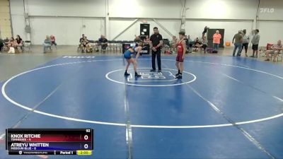 92 lbs Round 2 (8 Team) - Knox Ritchie, Tennessee vs Atreyu Whitten, Missouri Blue