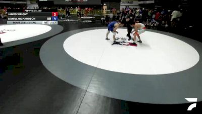 74 kg Cons. Round 4 - James Wright vs Daniel Richardson, All Navy Wrestling