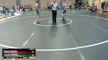 152 lbs Round 2: 3:00pm Fri. - Myles Campbell, Redington Sr. Jr/Sr High School vs Nolan Deemer, Palmer High School
