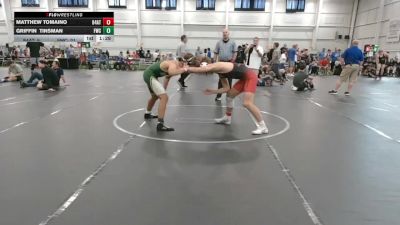 138 lbs Finals (2 Team) - Matthew Tomaino, 84 Athletes vs Griffin Tinsman, Freakztyle Wrecking Crew