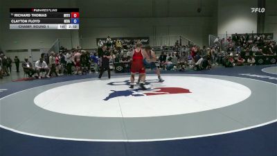 125 lbs Champ. Round 1 - Richard Thomas, Oklahoma Regional Training Center vs Clayton Floyd, Nevada