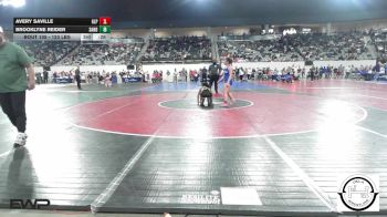 123 lbs Consi Of 16 #1 - Rowdie Peck, Hinton Comets vs Ava Dempsey, Hilldale