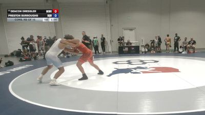 80 kg Cons. Rd Of 16 - Deacon Dressler, Maurer Coughlin Wrestling Club vs Preston Burroughs, Mayo Quanchi Wrestling