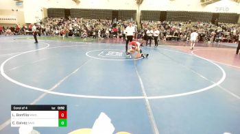 72-J lbs Consi Of 4 - Logan Bonfilio, Mayo Quanchi Judo And Wrestling vs Chase Galvez, Savage Wrestling Academy