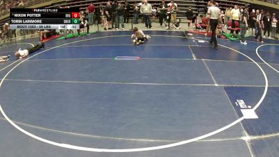59 lbs Cons. Sub-semis - Nixon Potter, Green River Grapplers vs Torin Larimore, Dove Creek
