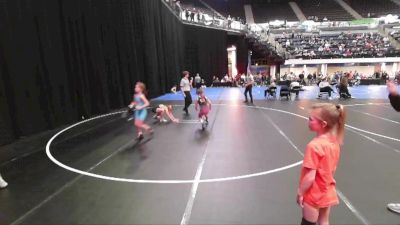 Girls 5th - 6th grade - 95 Semis - Lyla Moos, Iowa vs Addy Whitt, Iowa