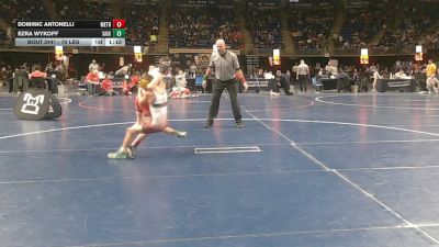 70 lbs Round Of 16 - Dominic Antonelli, Methacton vs Ezra Wykoff, Saint Marys