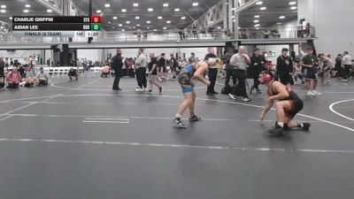 132 lbs Finals (8 Team) - Charlie Griffin, Steller Trained Seripas vs Aidan Lee, Barn Brothers BlueWave