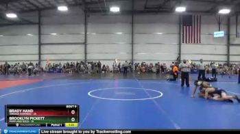 105 lbs Round 3 (6 Team) - Brooklyn Pickett, Maryland Gold vs Brady Hand, Virginia Hammers