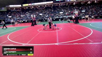 70 lbs Champ. Round 1 - Luke Rafferty, EAG2 vs Steven Castle, BLO2