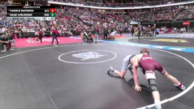 138-5A Semifinal - Gage Chelewski, Fruita Monument vs Chance Mathews, Cherokee Trail