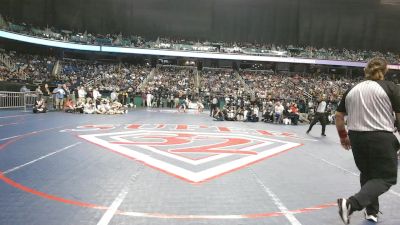 6A 157 lbs 1st Place Match - Mason Hollar, South Caldwell High School vs Jacob Campos, White Oak High School