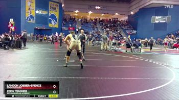 190 lbs Cons. Round 6 - Cody Wagner, Faith Christian Academy vs Landon Jobber-Spence, Staunton River