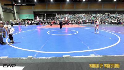 52 lbs Quarterfinal - Kristian Alvarado, Kalispell Wrestling Club vs Chance Figueroa, THRESHOLD WRESTLING CLUB