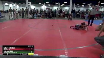 44 lbs Round 6 (10 Team) - Levi Mathew, Armory vs Milo Ksebe, Distinguished Green
