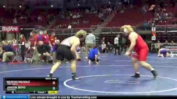 3 lbs Cons. Round 1 - Keaton Nichols, Fort Dodge vs Jaxson Boyd, Indianola