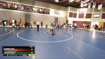 92 lbs Round 3 - Cooper Balls, Box Elder Stingers vs Lucien Fuga, Ravage Wrestling Club