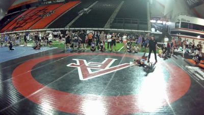 53-56 lbs Champ. Round 5 - Logan Radmall, Utah vs Clayton Oden, Oregon