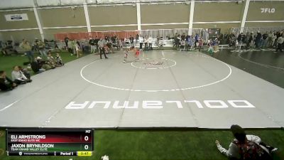 82 lbs Semifinal - Eli Armstrong, East Idaho Elite WC vs Jaxon Brynildson, Team Grand Valley Elite