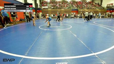 98 lbs Quarterfinal - Rhoan Rambo, Bixby JH Boys vs Mason Moore, Glenpool