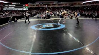 4A 189 lbs 3rd Place Match - Luke Sandoval, Silver vs Cole Gosnell, Bloomfield
