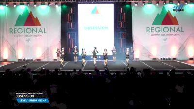 West Coast Fame Allstars - OBSESSION [2025 L1 Junior - D2 - A Day 1] 2025 The West Regional Summit & The Recreational Summit