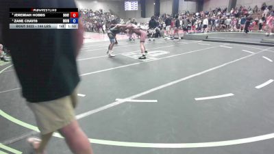 144 lbs Quarterfinal - Jeremiah Hobbs, South Effingham Mustang Wrestling Club vs Zane Chavis, Roundtree Wrestling Academy