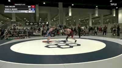 79 lbs Cons. Round 2 - Cael Miller, Knights RTC vs Evan G. Manzo, Central Valley RTC