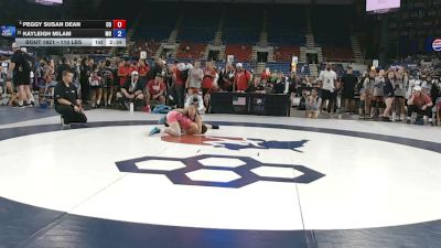 110 lbs Champ. Rd Of 16 - Peggy Susan Dean, Colorado vs Kayleigh Milam, Missouri