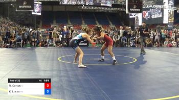 106 lbs Rnd Of 32 - Natalia Cortes, Illinois vs Kayla Lucas, Washington