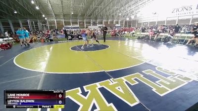 132 lbs Placement Matches (8 Team) - Lane Monroe, Utah Black vs Leyton Baldwin, Arkansas