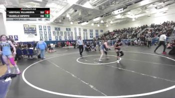 130 lbs Cons. Round 5 - Abbygail Villanueva, Troy vs Isabelle Dipippo, Trabuco Hills