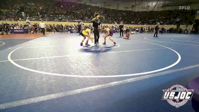 98 lbs Round Of 32 - Maxwell Gray, Chickasha Wrestling vs Landon Heskett, Newkirk Takedown Club