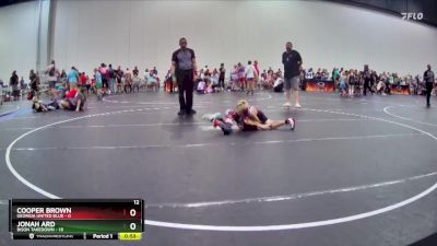 55 lbs Placement (4 Team) - Jonah Ard, Bison Takedown vs Cooper Brown, Georgia United Blue