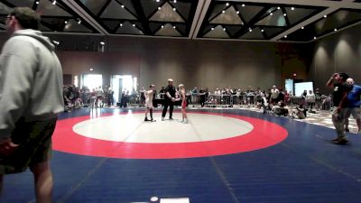 96 lbs Champ. Round 1 - Teagan Lukanich, FL vs Hudson Pefinis, GA