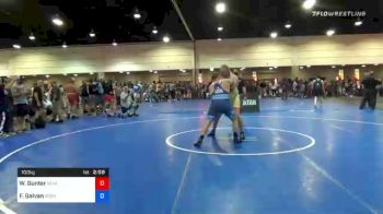 100 kg Prelims - William Gunter, Nevada vs Frank Galvan, Rochester Wrestling Club