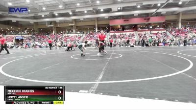 88 lbs 1st Place Match - Hoyt Lanser, Linn County vs McClyde Hughes, RSA