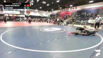 190 lbs Cons. Round 5 - Zane Hindi, Rowland vs Kimani Whittington, Pacific
