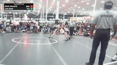 140 lbs 3rd Place - Riker Ohearon, Mat Assassins Black - HSC vs Jake Nieto, Prestige Worldwide Blue - HSC