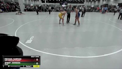 175 lbs Cons. Round 4 - Emery Johnson, CRWC vs Michael Garman, MWC Wrestling Academy