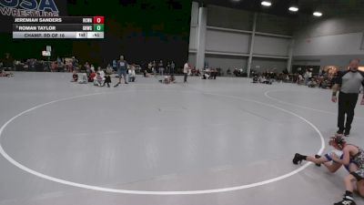 45 lbs Champ. Rd Of 16 - Roman Taylor, Greater Heights Wrestling Club vs Jeremiah Sanders, Red Cobra Wrestling Academy