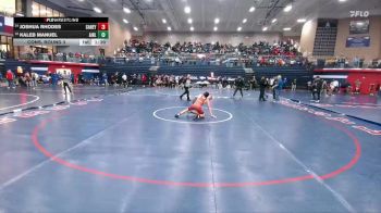 120 lbs Cons. Round 3 - Kaleb Manuel, Airline vs Joshua Rhodes, Conroe Caney Creek