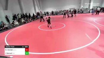 58 lbs Quarterfinal - Mason Worden, Gold Rush Wr Ac vs Iyla Samuel, Pride WC