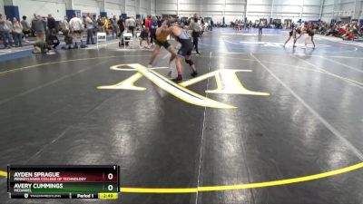 165 lbs Cons. Round 2 - Ayden Sprague, Pennsylvania College Of Technology vs Avery Cummings, McDaniel