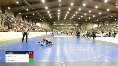 75-81 lbs Rr Rnd 1 - Aria Eaton, 706 Wrestling vs Brylie Garner, Troup Wrestling