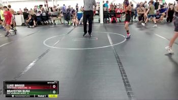 64 lbs Round 2 (6 Team) - Luke Briggs, Warhawks Wrestling vs Braydynn Bush, Mat Warriors White