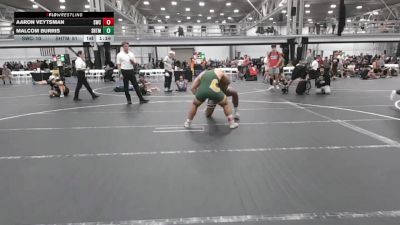 215 lbs Round 4 (6 Team) - Malcom Burris, Team Shutt Mau Mau vs Aaron Veytsman, Seagulls WC