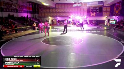 1st Place Match - Jasmine Ayala, Threshold WC vs Kyrie Rubio, Canyon Springs Highschool