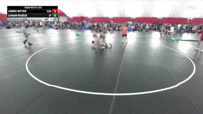 113 lbs Quarters & Wb (16 Team) - James Ritter, Pequot Lakes/Pine River-Backus vs Logan Bozile, Oconto Falls